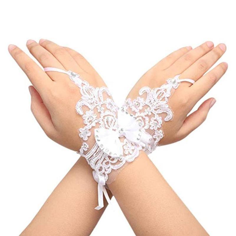 1 Pair Gloves Wedding Gloves Fingerless Bridal For Women Bride Red Lace Wedding Accessories Comfortable
1 Pair Gloves Wedding Gloves Fingerless Bridal For Women Bride Red Lace Wedding Accessories Comfortable