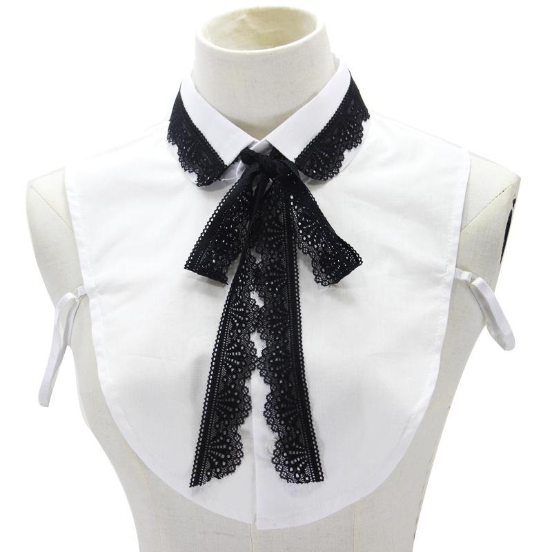Women New Bowknots Fake Collar Girls Shirt Lapel False Collars Neck Tie Vintage Detachable Collar Blouse Top Women Decor
Women New Bowknots Fake Collar Girls Shirt Lapel False Collars Neck Tie Vintage Detachable Collar Blouse Top Women Decor
