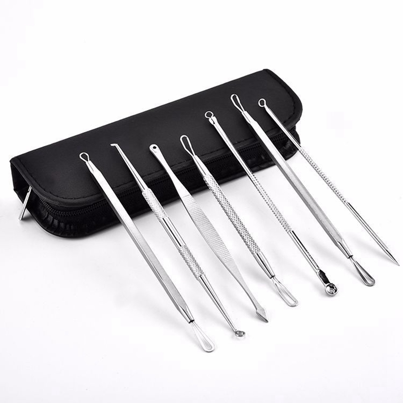 Stainless Steel Blackhead Needle Comedone Acne Blemish Extractor Remover Pimple Pin Cosmetic Health Beauty Needle Aguja De Acero Inoxidable Para Punto