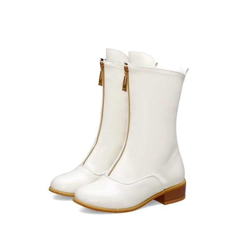 Big Size Simple boots boots women woman winter women shoes botas, Black