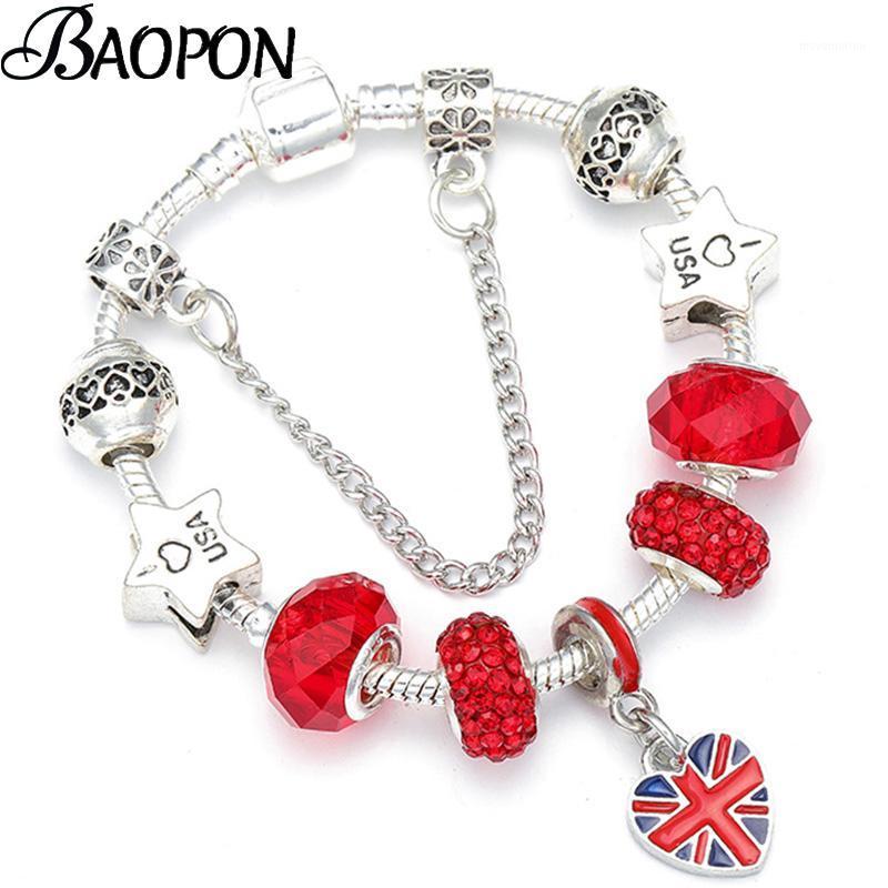High Quality I LOVE USA Beads Charm Bracelets & Bangles With National Flag Pendant Bracelets For Women Lover Jewelry Pulseira1
High Quality I LOVE USA Beads Charm Bracelets & Bangles With National Flag Pendant Bracelets For Women Lover Jewelry Pulseira1