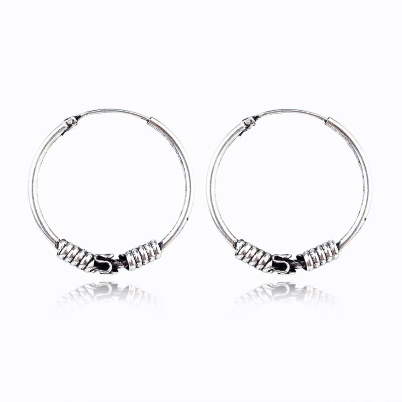 24mm Gypsy Bohemian Hoop Earrings Circle Handmade Vintage Thai Metal Color Cool Big Endless Earring For Women Bijoux Jewelry
24mm Gypsy Bohemian Hoop Earrings Circle Handmade Vintage Thai Metal Color Cool Big Endless Earring For Women Bijoux Jewelry