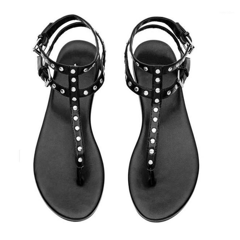2020 New Clip Toe Black Gold Roman Flat Sandals Female Summer Rivet Ankle Strap Slippers Women's Shoe T-shaped Beach Shoes1
2020 New Clip Toe Black Gold Roman Flat Sandals Female Summer Rivet Ankle Strap Slippers Women's Shoe T-shaped Beach Shoes1