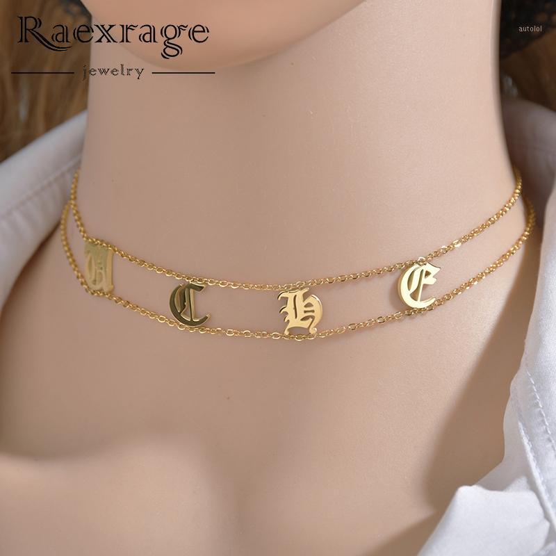 Raexrage Old English Custom Numbers Necklaces Customized Name Chocker Personalized Letters Link Necklace Girl Gothic Jewelry1
Raexrage Old English Custom Numbers Necklaces Customized Name Chocker Personalized Letters Link Necklace Girl Gothic Jewelry1