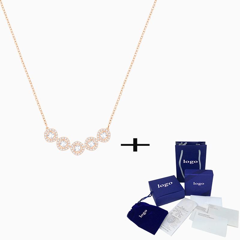 SWA 2020 New Exquisite And Elegant Angelic Square Necklace To Send Mom Wife Birthday Mother's Day Classic Romantic Gift, Silver
SWA 2020 New Exquisite And Elegant Angelic Square Necklace To Send Mom Wife Birthday Mother's Day Classic Romantic Gift, Silver
