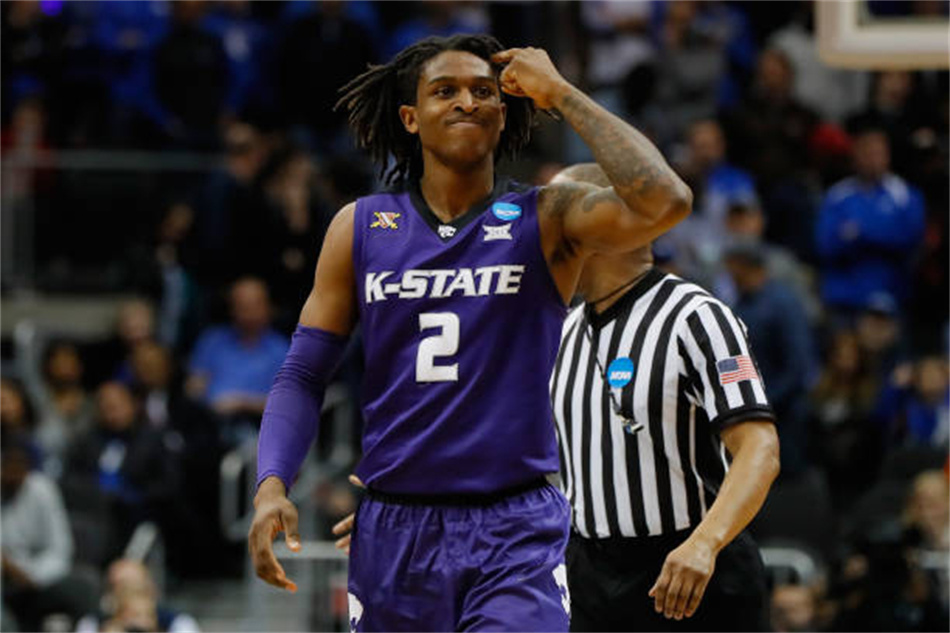 Custom Kansas State Wildcats Basketball Jersey 25 Ismael Massoud 33 Logan Landers 0 Mike McGuirl 20 Kaosi Ezeagu 14 Drew Honas 3 DaJuan Gordon 5 Rudi 