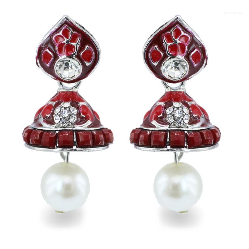 Tribal Jewelry Boho Colorful Enamel Jhumka Earrings for Women Bridal Pearl Beads Statement Earring Party Jewelry Gift1
Tribal Jewelry Boho Colorful Enamel Jhumka Earrings for Women Bridal Pearl Beads Statement Earring Party Jewelry Gift1