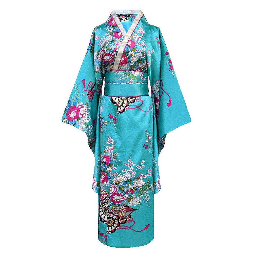 Onesize Female Japanese Kimono Bathrobe V-neck Satin Evening Party Prom Vintage Cosplay Costume Full Sleeve Gown, Red 4
Onesize Female Japanese Kimono Bathrobe V-neck Satin Evening Party Prom Vintage Cosplay Costume Full Sleeve Gown, Red 4