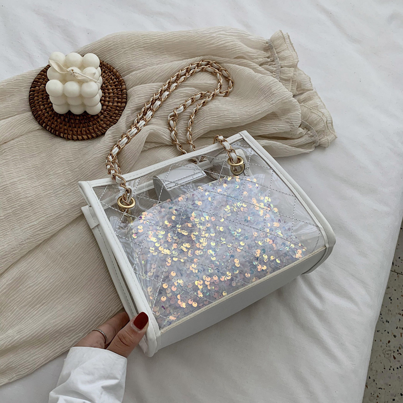 Transparent Woman Summer Portable Jelly Large Tote Casual Purse Da60tmb Shoulder Bag F0u5, Black
Transparent Woman Summer Portable Jelly Large Tote Casual Purse Da60tmb Shoulder Bag F0u5, Black