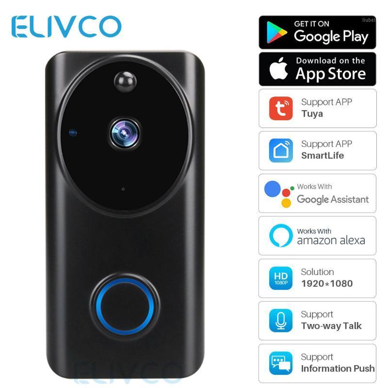 Tuya WiFi Video Doorbell Works With Alexa Google Assistant 1080P Smart Video Intercom Door Bell Home Security IP Camera Monitor1 
Tuya WiFi Video Doorbell Works With Alexa Google Assistant 1080P Smart Video Intercom Door Bell Home Security IP Camera Monitor1