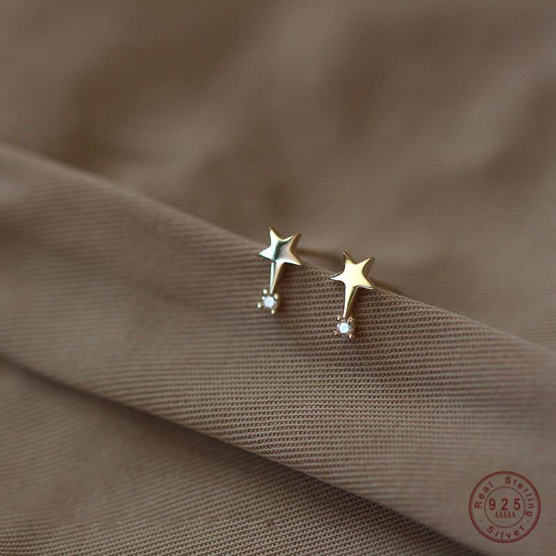 Stud 925 Sterling Silver Creative Design Star Crystal Earrings Women Simple Cute Student Girlfriends Jewelry Accessories
Stud 925 Sterling Silver Creative Design Star Crystal Earrings Women Simple Cute Student Girlfriends Jewelry Accessories