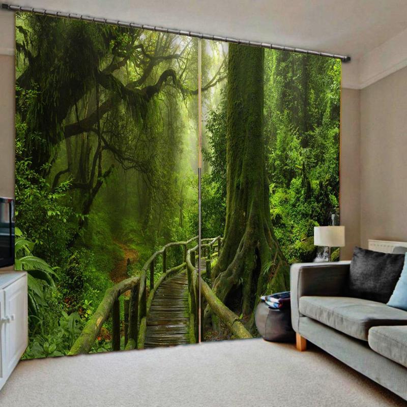 Green curtains Customized size Luxury Blackout 3D Window Curtains For Living Room forest curtain, As pic
Green curtains Customized size Luxury Blackout 3D Window Curtains For Living Room forest curtain, As pic