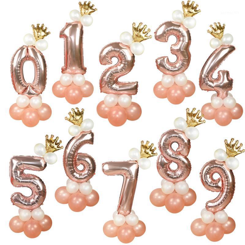 1 Set DIY Stand 32inch Rose Gold Foil Number Balloons Kit for 1st 2nd Birthday Party Decoration Xmas New Year 2020 Decor Ballon1
1 Set DIY Stand 32inch Rose Gold Foil Number Balloons Kit for 1st 2nd Birthday Party Decoration Xmas New Year 2020 Decor Ballon1