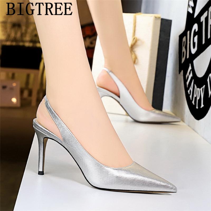 Office Shoes Women Sexy High Heels Slingback Pointed Top Bigtree Shoes Luxury Heels Valentine Vintage Big Size 43, White
Office Shoes Women Sexy High Heels Slingback Pointed Top Bigtree Shoes Luxury Heels Valentine Vintage Big Size 43, White