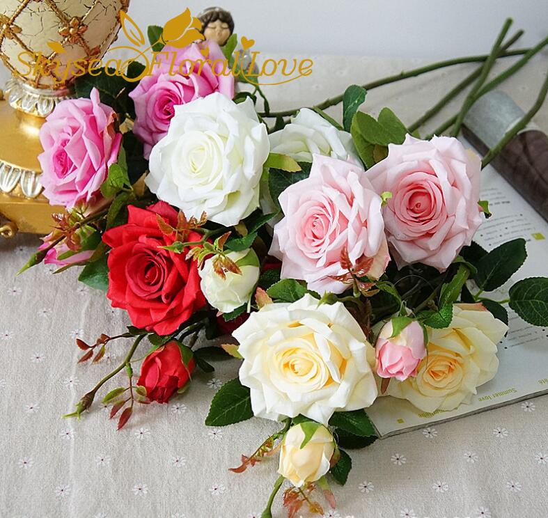 Artificial flower rose 65cm wedding flower home party wedding decor christmas flowers silk fake, Red
Artificial flower rose 65cm wedding flower home party wedding decor christmas flowers silk fake, Red