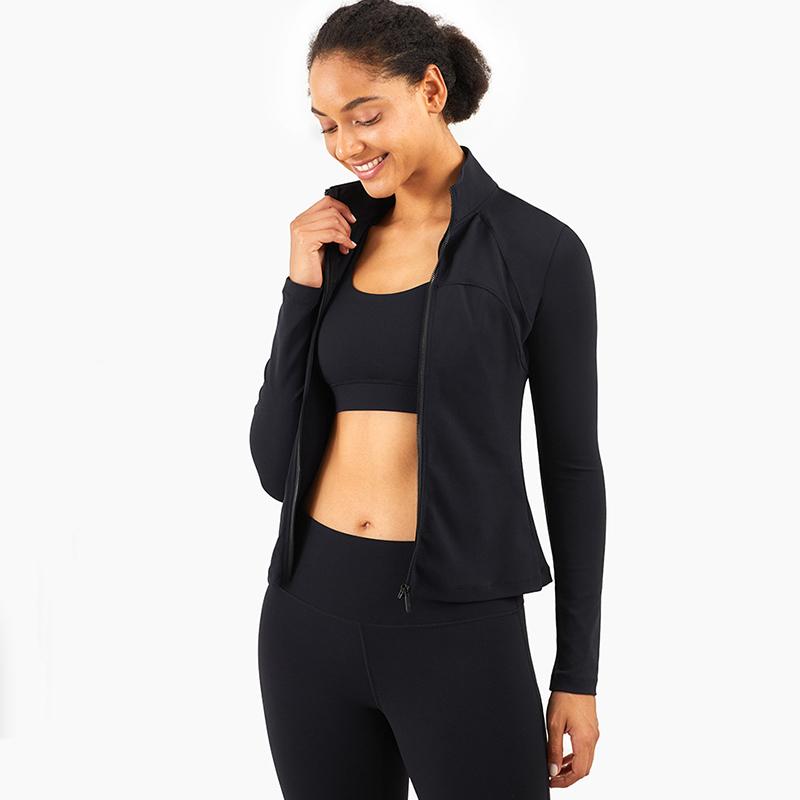 Zipper Yoga Tops for Women Long Sleeve Sport Tops Tacksuits Gym Clothes Fitness Women Sports Coat Gym Wear Yoga Clothes, Black
Zipper Yoga Tops for Women Long Sleeve Sport Tops Tacksuits Gym Clothes Fitness Women Sports Coat Gym Wear Yoga Clothes, Black