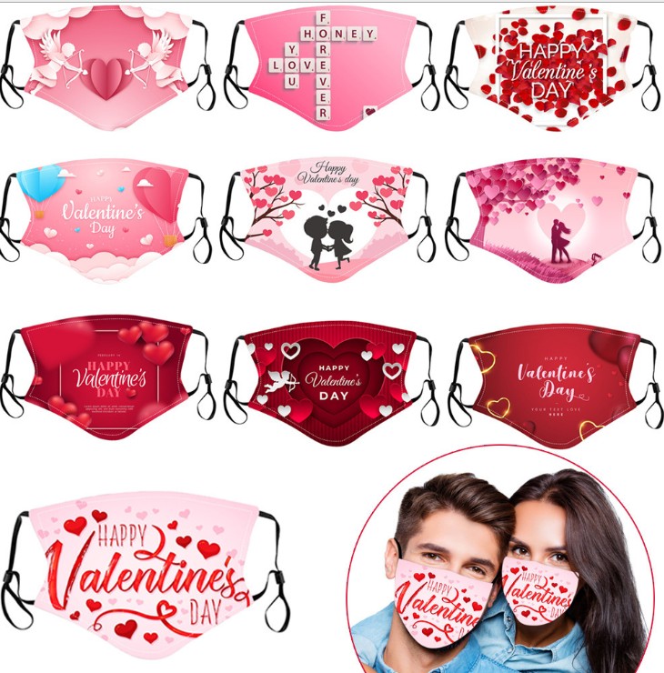 Valentine's Day designer masks 2021 3d printing Heart Happy Valentine's Day washable adult pink cotton couple mask
Valentine's Day designer masks 2021 3d printing Heart Happy Valentine's Day washable adult pink cotton couple mask