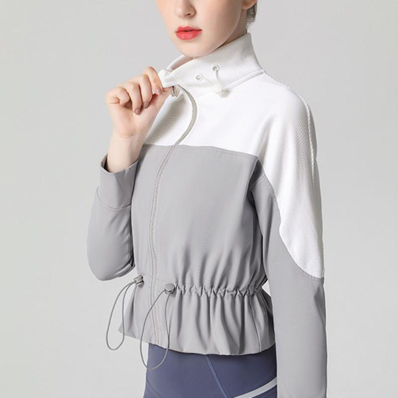 2021 Can Be Waist Running Sport Jacket Female Breathable Exercise Coat Gym Zipper Long Sleeve Fitness Tops Quick Dry Sportswear, White
2021 Can Be Waist Running Sport Jacket Female Breathable Exercise Coat Gym Zipper Long Sleeve Fitness Tops Quick Dry Sportswear, White
