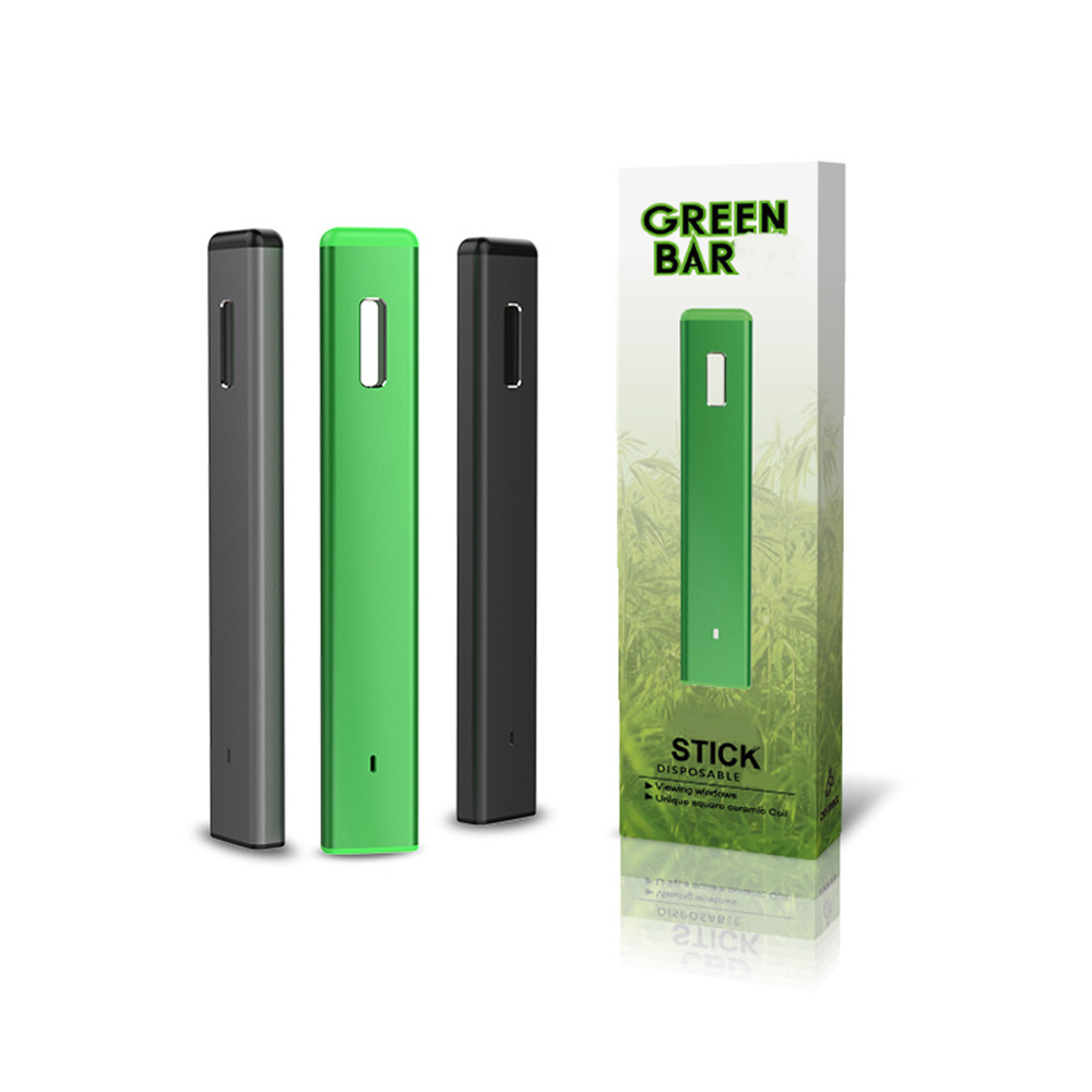 Authentic green bar disposable vape pen device 280mah 1.0ml empty thick oil vaporizer starter kit
Authentic green bar disposable vape pen device 280mah 1.0ml empty thick oil vaporizer starter kit