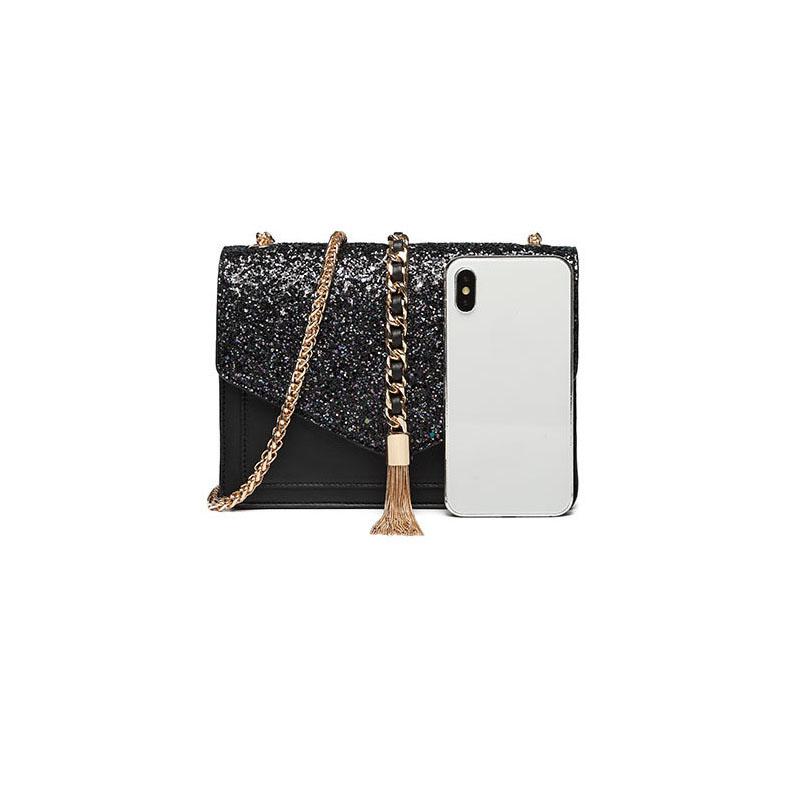 Fashion all-match chain bag pu small square bag female new style shoulder western style messenger female, Black
Fashion all-match chain bag pu small square bag female new style shoulder western style messenger female, Black