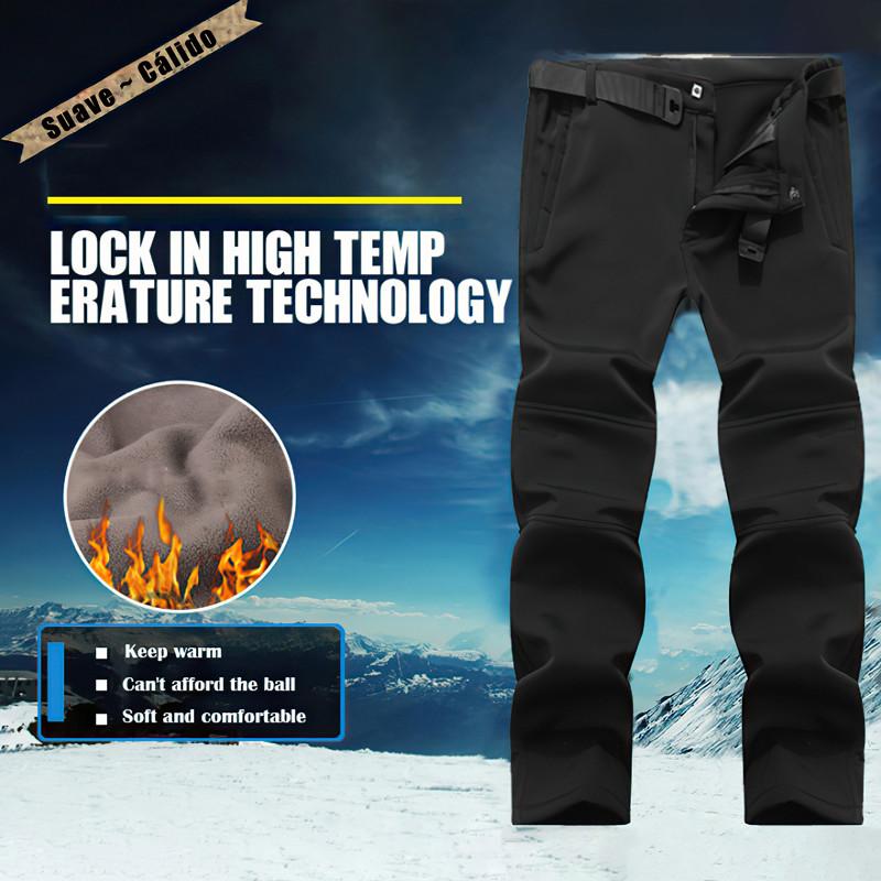 Men Waterproof Pants Soft Shell Fleece Warm Breathable Trousers Male Casual Winter Thick Mountaineering Ski Army Tactical Pant, Black
Men Waterproof Pants Soft Shell Fleece Warm Breathable Trousers Male Casual Winter Thick Mountaineering Ski Army Tactical Pant, Black