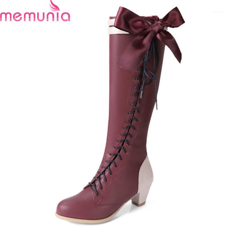 MEMUNIA 2020 wholesale big size 33-48 knee high boots women round toe pu fashion boots lace up square heels shoes autumn1, Gray
MEMUNIA 2020 wholesale big size 33-48 knee high boots women round toe pu fashion boots lace up square heels shoes autumn1, Gray
