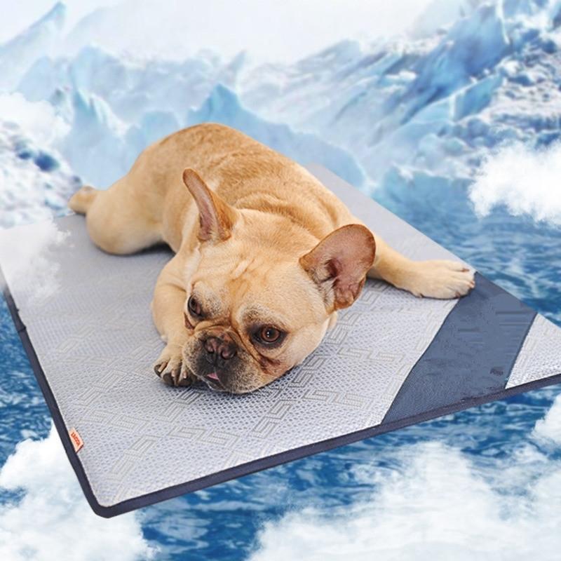 Dog Mat Cooling Summer Pad Mat For Dogs Cat Blanket Sofa Breathable Pet Dog Bed Summer Washable For Small Medium Large Dogs Car, Silver gray
Dog Mat Cooling Summer Pad Mat For Dogs Cat Blanket Sofa Breathable Pet Dog Bed Summer Washable For Small Medium Large Dogs Car, Silver gray