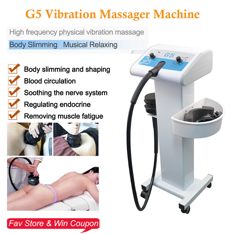 arrival g5 massage machine massager with 5 heads body massage vibrating body relaxing cellulite fat reduction salon beauty equipment
arrival g5 massage machine massager with 5 heads body massage vibrating body relaxing cellulite fat reduction salon beauty equipment