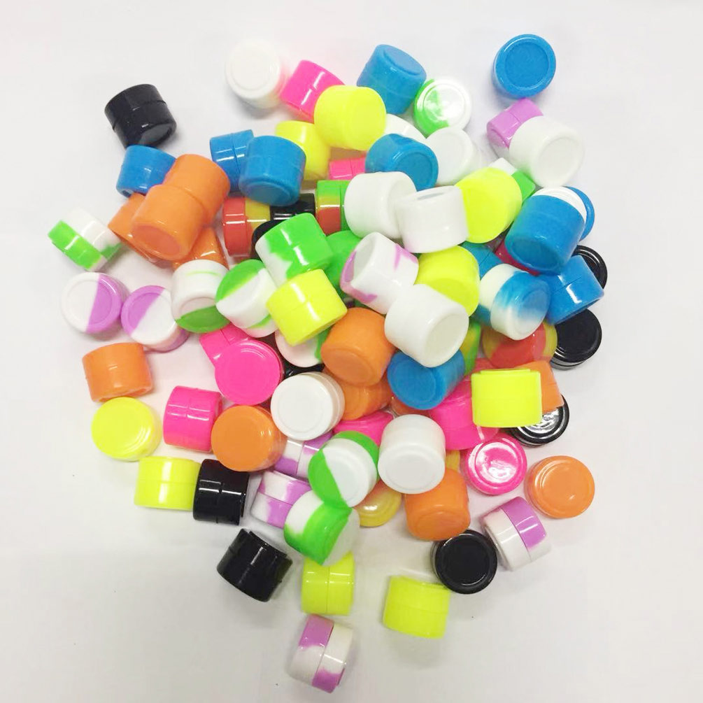 2ML 100pcs/lot non-stick silicone jars silicone dab wax container food grade silicone box wax container DHL
2ML 100pcs/lot non-stick silicone jars silicone dab wax container food grade silicone box wax container DHL