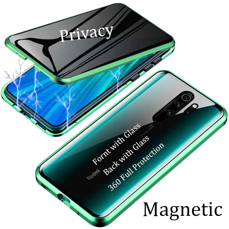 New Magnetic Case For Xiaomi Redmi Note 9 Pro Max 9S 8 Pro 8T K20 K30 Pro Magnet Metal Double Side Tempered Glass Cover, Anti-peep-red
New Magnetic Case For Xiaomi Redmi Note 9 Pro Max 9S 8 Pro 8T K20 K30 Pro Magnet Metal Double Side Tempered Glass Cover, Anti-peep-red