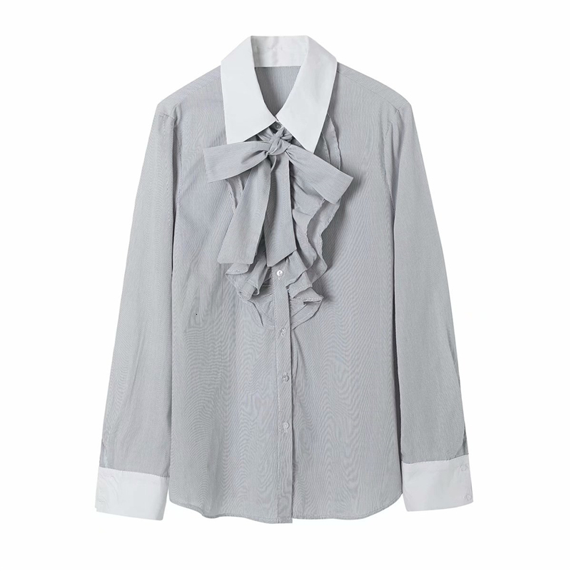 2021 New Elegant Women Cascarding Ruffles Satin Shirts Fashion Ladies Bow Tops Sweet Female Pocket Loose Blouse Chic Girl Shirt 1zjr, Gray
2021 New Elegant Women Cascarding Ruffles Satin Shirts Fashion Ladies Bow Tops Sweet Female Pocket Loose Blouse Chic Girl Shirt 1zjr, Gray