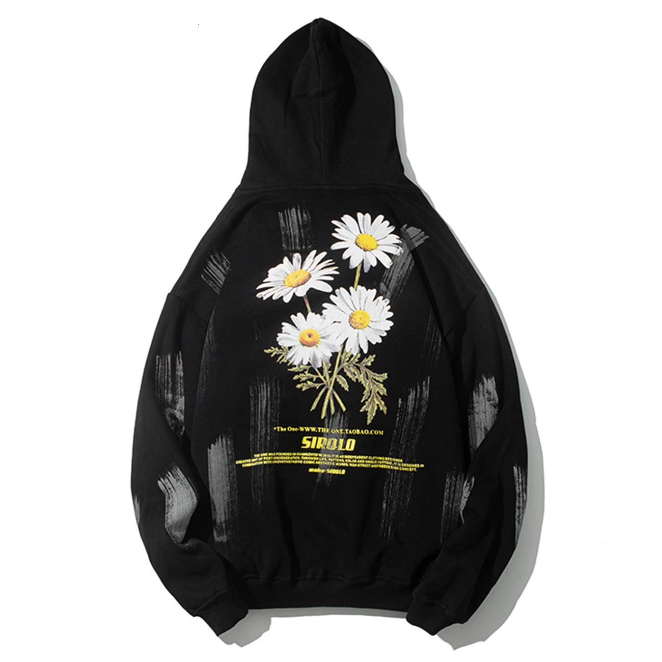 2021 New Hip Hop Streetwear Men Daisy Flowers Printed Harajuku Hoodie Sweatshirt Winter Cotton Pullover Mens Loose Fleece Pyvg, Black
2021 New Hip Hop Streetwear Men Daisy Flowers Printed Harajuku Hoodie Sweatshirt Winter Cotton Pullover Mens Loose Fleece Pyvg, Black