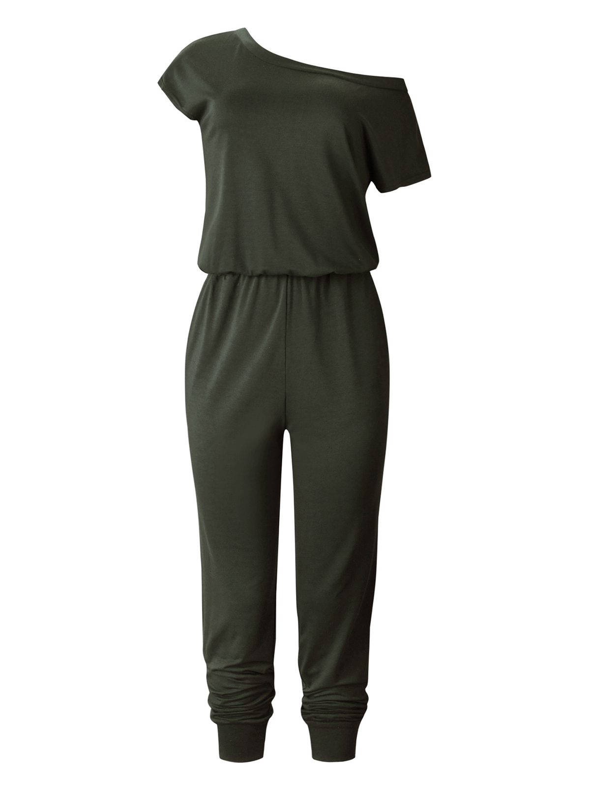 Spring summer jumpsuits women slash neck Bodysuits solid pockets jump suit new Beam feet streetwear ladies Bandage rompers T200509