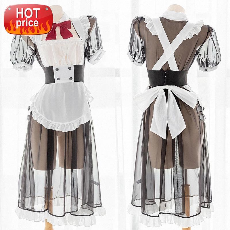 Sweet Cute Classic Lolita Gothic Maid Apron Women Transparent Princess Dress Black Anime Cosplay Lingerie Loli Cos Cow Costumes #oq1j, Black;white
Sweet Cute Classic Lolita Gothic Maid Apron Women Transparent Princess Dress Black Anime Cosplay Lingerie Loli Cos Cow Costumes #oq1j, Black;white