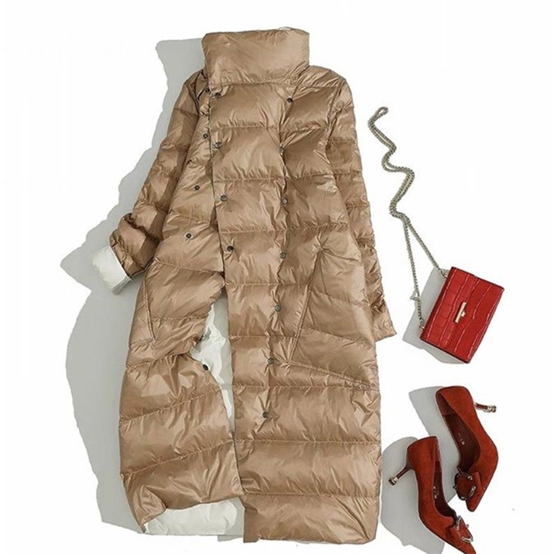 FTLZZ Plus Size 3XL Women Double Sided Down Long Jacket White Duck Down Coat Winter Double Breasted Warm Parkas Snow Outwear 201120, Red
FTLZZ Plus Size 3XL Women Double Sided Down Long Jacket White Duck Down Coat Winter Double Breasted Warm Parkas Snow Outwear 201120, Red