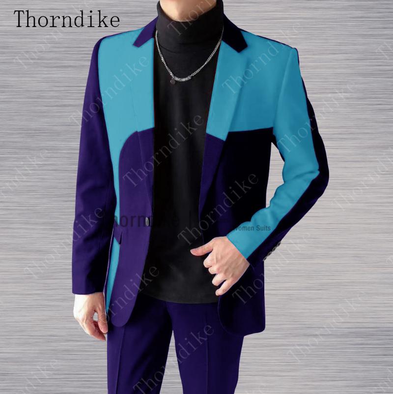 Thorndike Suit Pants Blazer New Style Patchwork Costume Homme Contrast Color Suit Men Wedding Dress Tuxedo For Groom 2 Piece Set, 20
Thorndike Suit Pants Blazer New Style Patchwork Costume Homme Contrast Color Suit Men Wedding Dress Tuxedo For Groom 2 Piece Set, 20
