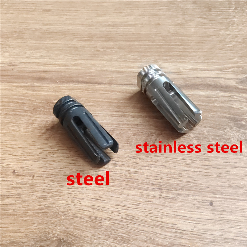 Steel and Stainless Steel 1/2x28 UNEF Thread 223 Competition Muzzle Brake
Steel and Stainless Steel 1/2x28 UNEF Thread 223 Competition Muzzle Brake