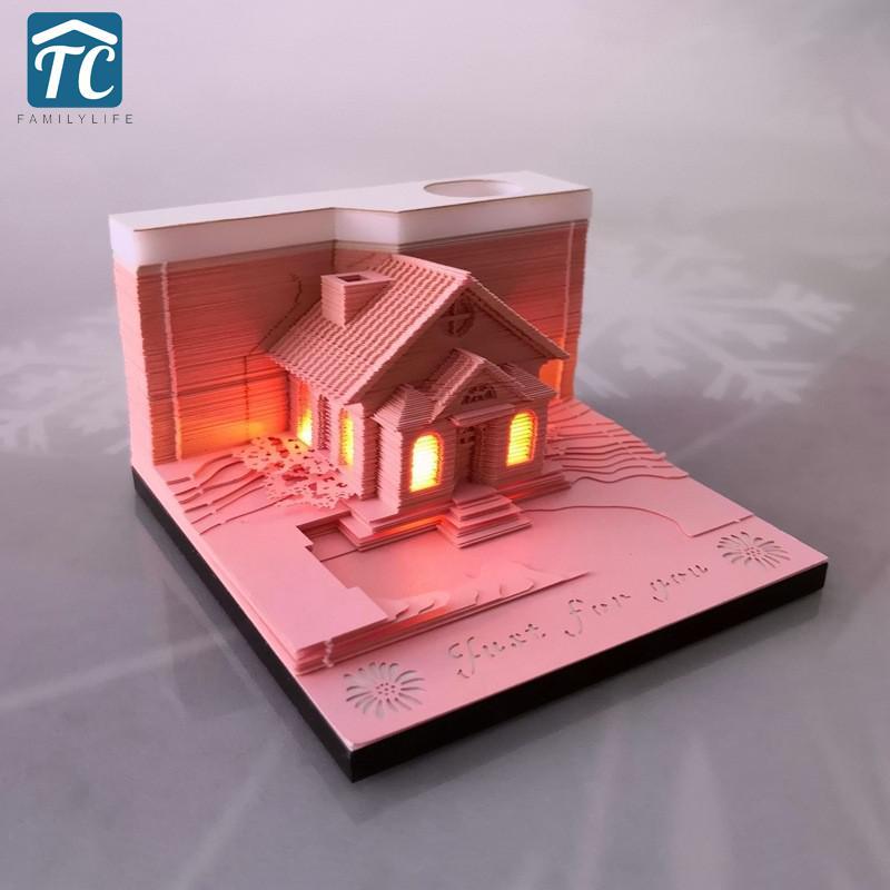 Sticky Notes Stereoscopic 3D Memo Pads Building Design Christmas Gift DIY Scrapbooking Omoshiroi Block Valentine's Day Gift
Sticky Notes Stereoscopic 3D Memo Pads Building Design Christmas Gift DIY Scrapbooking Omoshiroi Block Valentine's Day Gift
