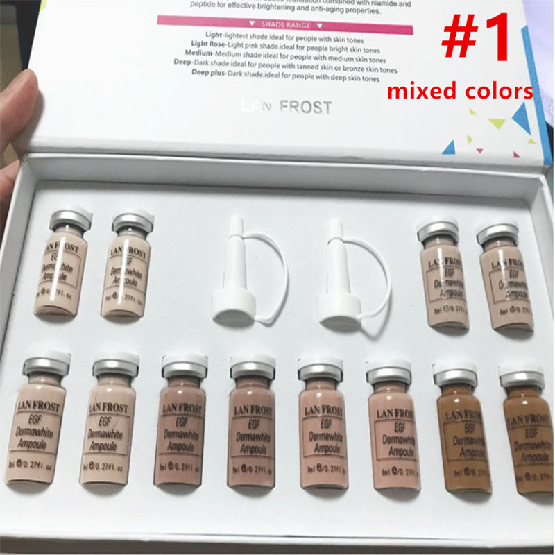 12pcs/set Korean Cosmetic 8ml BB Cream Glow Starter Kit Liquid Serum Skin Foundation Cream Natural Nude Concealer, As the pics showed
12pcs/set Korean Cosmetic 8ml BB Cream Glow Starter Kit Liquid Serum Skin Foundation Cream Natural Nude Concealer, As the pics showed