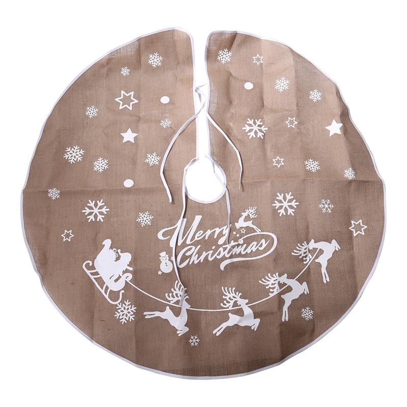 Santa Printed Decorative Apron Snowflake Tree Skirt Base Skirt Holiday Party Decoration Props 
Santa Printed Decorative Apron Snowflake Tree Skirt Base Skirt Holiday Party Decoration Props