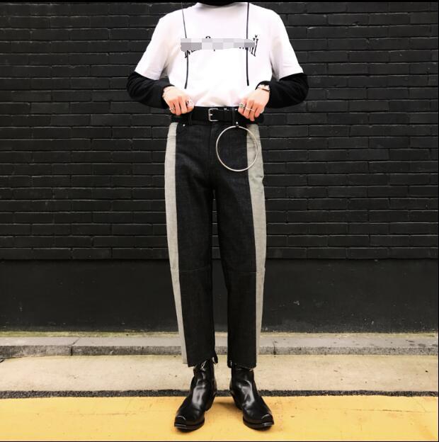 2021 26-!! Home-made New Pair Two-colored Men Plus Less Splicing Adjustment Version of Heavy Brim Pants. OVO9, Black
2021 26-!! Home-made New Pair Two-colored Men Plus Less Splicing Adjustment Version of Heavy Brim Pants. OVO9, Black
