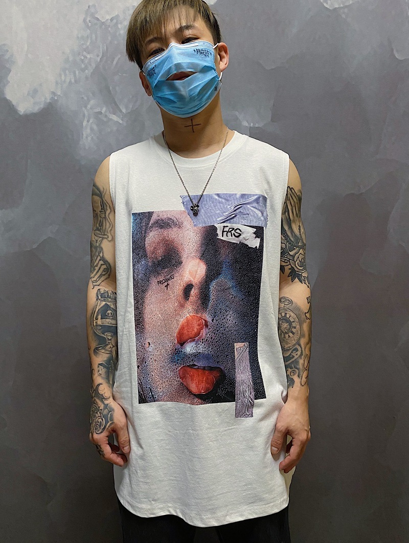 Printed Avatar Character European and American Vest of the High Street Men f Loose Hip Hop Mid-length Waistcoat 9z8w, White
Printed Avatar Character European and American Vest of the High Street Men f Loose Hip Hop Mid-length Waistcoat 9z8w, White