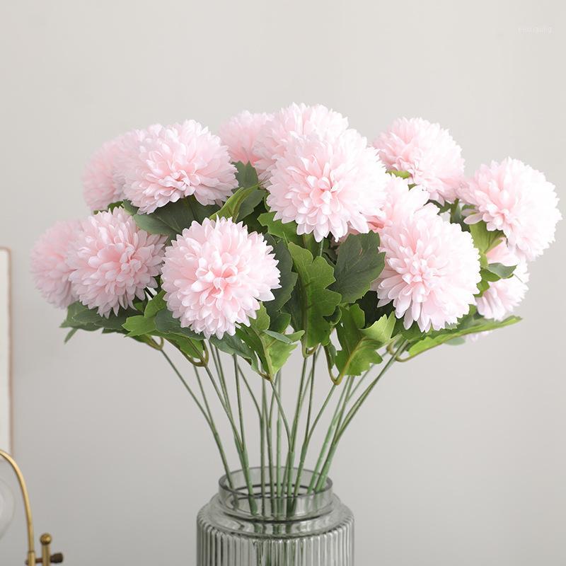 2 heads Ping Pong ball dandelion flower branch silk Artificial flowers for wedding decoration fleur artificielle fake Flower1, Blue
2 heads Ping Pong ball dandelion flower branch silk Artificial flowers for wedding decoration fleur artificielle fake Flower1, Blue