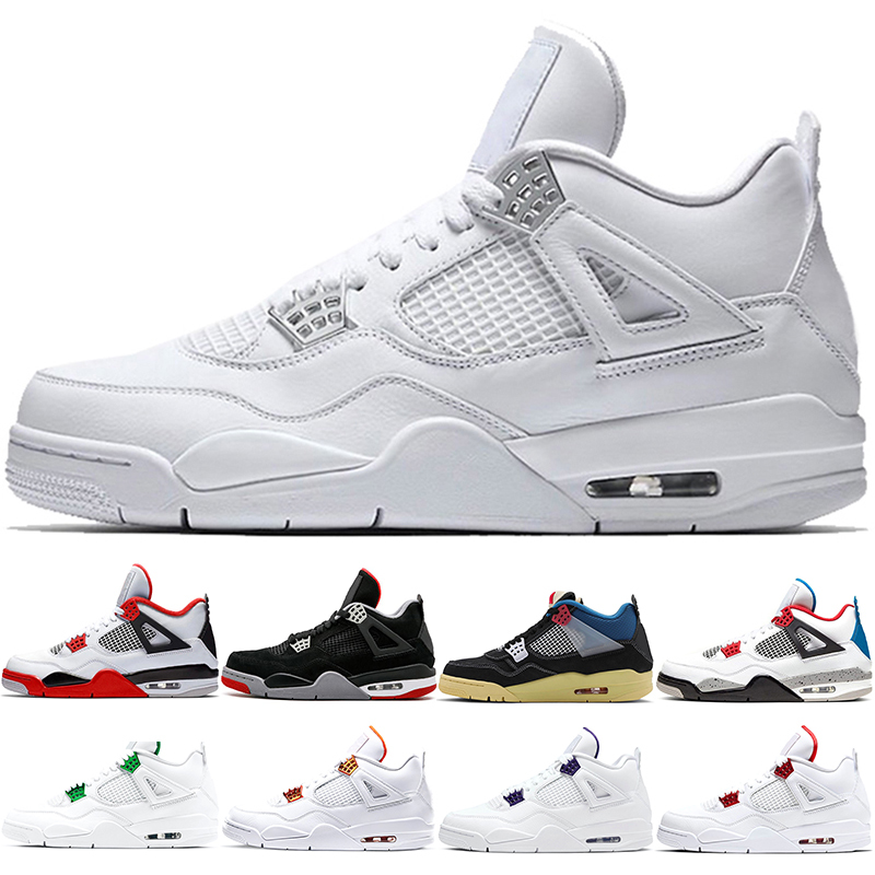 4s Union jumpman men women Basketball Shoes 4 Fire Red Metallic Purple Green Lemon Venom Pure Money Bred Mens Trainers Sports Sneakers, Fire red for 2020
4s Union jumpman men women Basketball Shoes 4 Fire Red Metallic Purple Green Lemon Venom Pure Money Bred Mens Trainers Sports Sneakers, Fire red for 2020