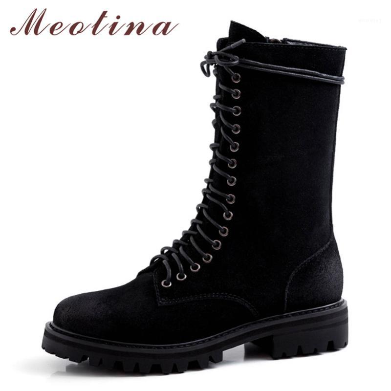 Meotina Women Boots Genuine Leather Ankle Boots Cow Leather Chunky Heels Short Zipper Round Toe Shoes Lady Autumn Size 391, Black
Meotina Women Boots Genuine Leather Ankle Boots Cow Leather Chunky Heels Short Zipper Round Toe Shoes Lady Autumn Size 391, Black