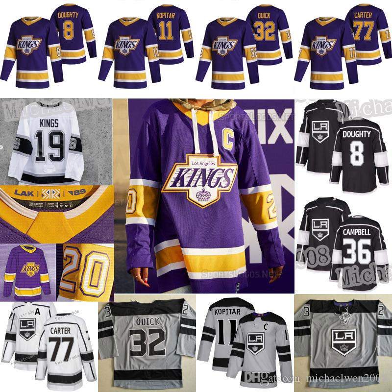 LA Los Angeles Kings 2021 Reverse Retro Jerseys Anze Kopitar 55 Quinton Byfield Drew Doughty Brown Iafallo Carter Jonathan Quick Toffoli, Mens 90s era heritage
LA Los Angeles Kings 2021 Reverse Retro Jerseys Anze Kopitar 55 Quinton Byfield Drew Doughty Brown Iafallo Carter Jonathan Quick Toffoli, Mens 90s era heritage