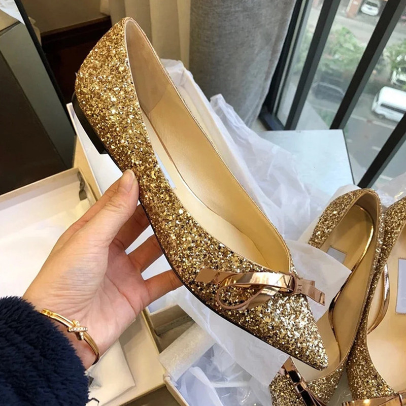 2021 Spring Pointed Champagne Gold Sequins Women Bow v Mouth Flat Bridal Wedding Tip Flats Ladie Shoes D5wu
2021 Spring Pointed Champagne Gold Sequins Women Bow v Mouth Flat Bridal Wedding Tip Flats Ladie Shoes D5wu