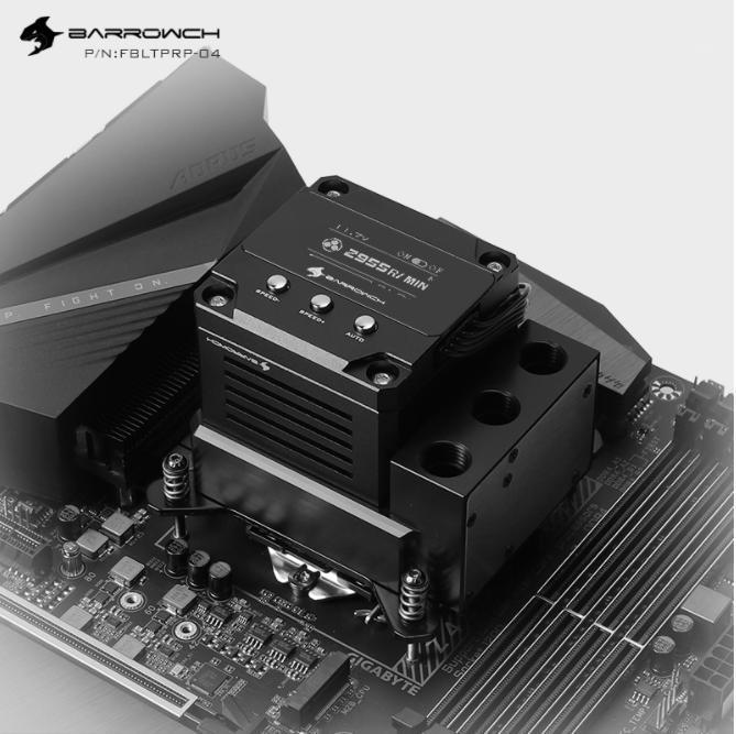 Barrowch POM CPU Block Pump Reservoir 17W PWM Intelligent Pump Three In One OLED Digital Display, LTPRP-04/LTPRPA-04/LTPRPX-041
Barrowch POM CPU Block Pump Reservoir 17W PWM Intelligent Pump Three In One OLED Digital Display, LTPRP-04/LTPRPA-04/LTPRPX-041