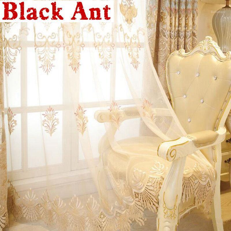 Luxury European Crown Embroidery Curtain Fabric Villa Bedroom Gold Tassel Blackout Window Drapes Living room Cortina X821F1, Tulle
Luxury European Crown Embroidery Curtain Fabric Villa Bedroom Gold Tassel Blackout Window Drapes Living room Cortina X821F1, Tulle