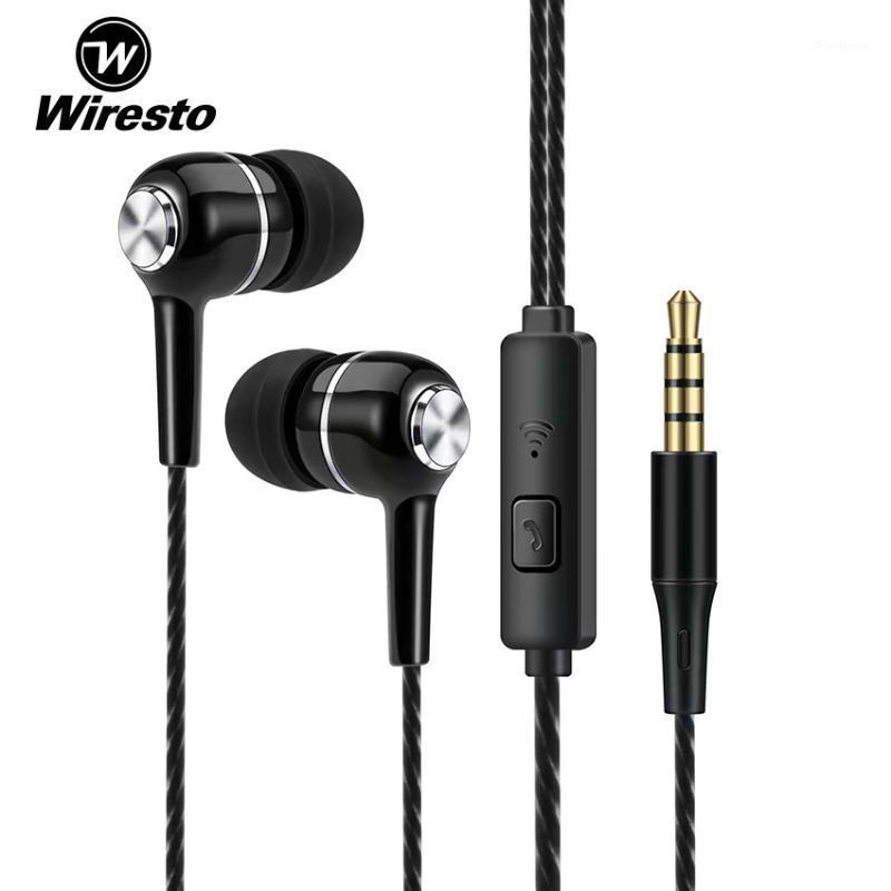 Wiresto In-Ear Headphones Earphone Wired Earbuds Sport In Ear Headphone Stereo Headset 3.5mm Jack Wired Cable Music Headphone1, Black
Wiresto In-Ear Headphones Earphone Wired Earbuds Sport In Ear Headphone Stereo Headset 3.5mm Jack Wired Cable Music Headphone1, Black